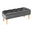 Velvet Upholstered Storage Bench