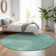 Premium Machine Washable Prisco Teal Rug