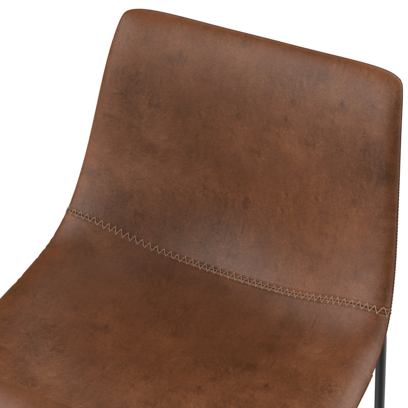 Azrah 27'' Bar & Counter Stool, Brown