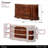 Cortina Traditional Wood Dresser - Honey Walnut