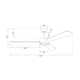 52" Tora 3 - Blade Standard Ceiling Fan with Remote Control