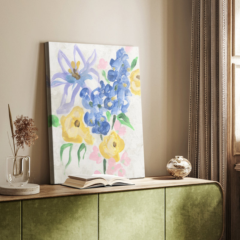 Brush Blossoms II - galerie sur mesure, H 18 po x l 12 po