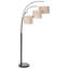 Catello 178cm Powder Coated Arched Floor Lamp