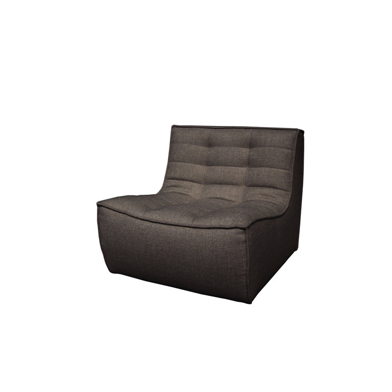 N701 Armless Chair, Dark Gray