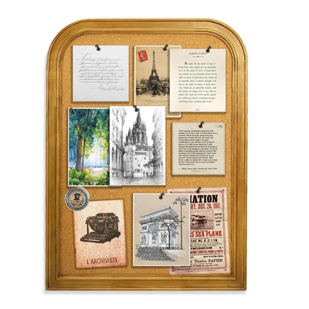 Cork Corkboard / Bulletin Board Winston Porter