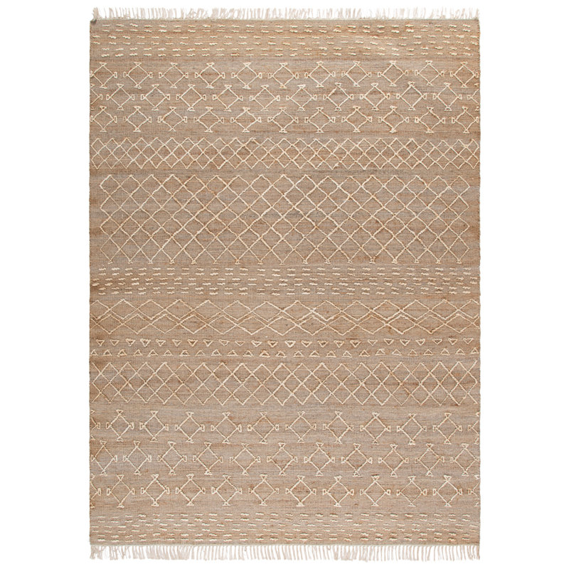 Southwestern Handmade Hand-Loomed Area Rug, Rectangle 8' x 10'
