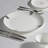 Vera Wang Luxe Graphite 6.4in Plate