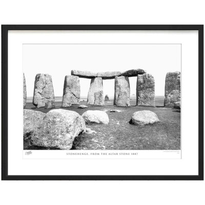Stonehenge, From The Altar Stone 1887 - Single Picture Frame Print