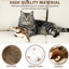 Jouet pour chat à ailes battantes - moineau rechargeable interactif avec sons de gazouillis, activé par le mouvement, 3 modes, pochette en peluche, peluche lavable pour chats d'intérieur (9,5 pouces)