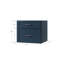 Meuble-lavabo mural simple flottant 24 po Disar-126345708