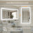 Dokes Black Framed  LED  Bathroom Vanity Mirror passed ETL-623632002