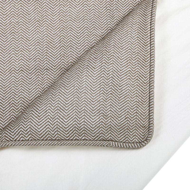 Ensemble de housse de couette en chenille 3 pièces, Housse de couette très grand et 2 très grandes t, Sable