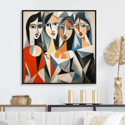 Remaster Les Demoiselles D Avignon By Pablo III - Fashion Canvas Art