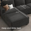 Canapé modulaire en velours côtelé Anureet Maureece-359598090