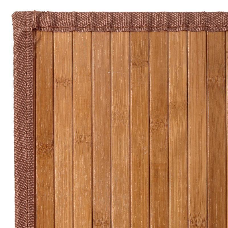 Rushville Striped Bamboo Slat / Seagrass Area Rug, Runner 75 x 175cm