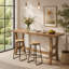 with Solid Wood Base Dining Table