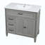 Meuble-lavabo avec lavabo, armoire de salle de bain avec tiroirs, structure solide et panneau de fibres à densité moyenne, un paquet-1965604769