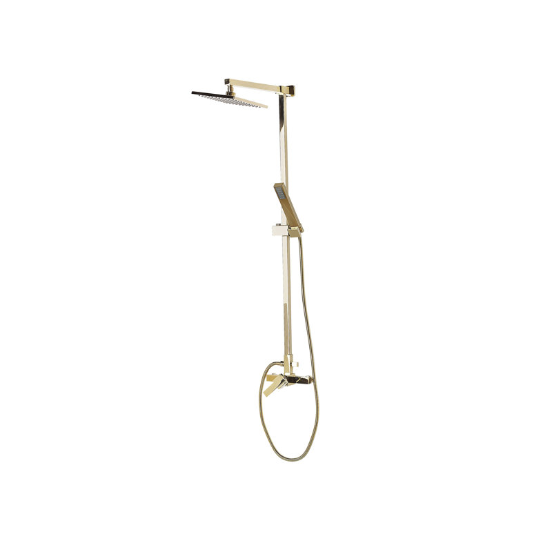 Keeble hermostatic Shower with Dual Shower Head, Gold