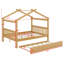 Lit en bois avec couchette-381132854