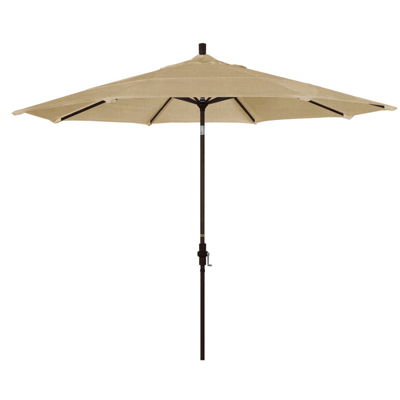 Parasol de marché Broadmeade octogonal Sunbrella, Sunbrella® ‑ lin sésame