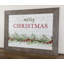 Image de couronne rouge et verte «Merry Christmas»