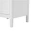 Meuble-lavabo blanc de 20 po avec lavabo en céramique, porte à fermeture en douceur, tablette ajustable en forme de U, support de rangement pour porte, armoire autoportante moderne pour les petites salles de bain-1352221262