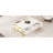 Modern Rectangular Coffee Table With 4 Drawers And Gold Base In 47.3"-423711061
