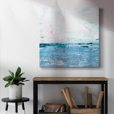 Toile tendue «Shimmering Sea Horizon I-Premium Gallery» - prête à être accrochée