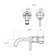 Wall Mounted Optional Single-handle Bathroom Faucet with Drain Assembly