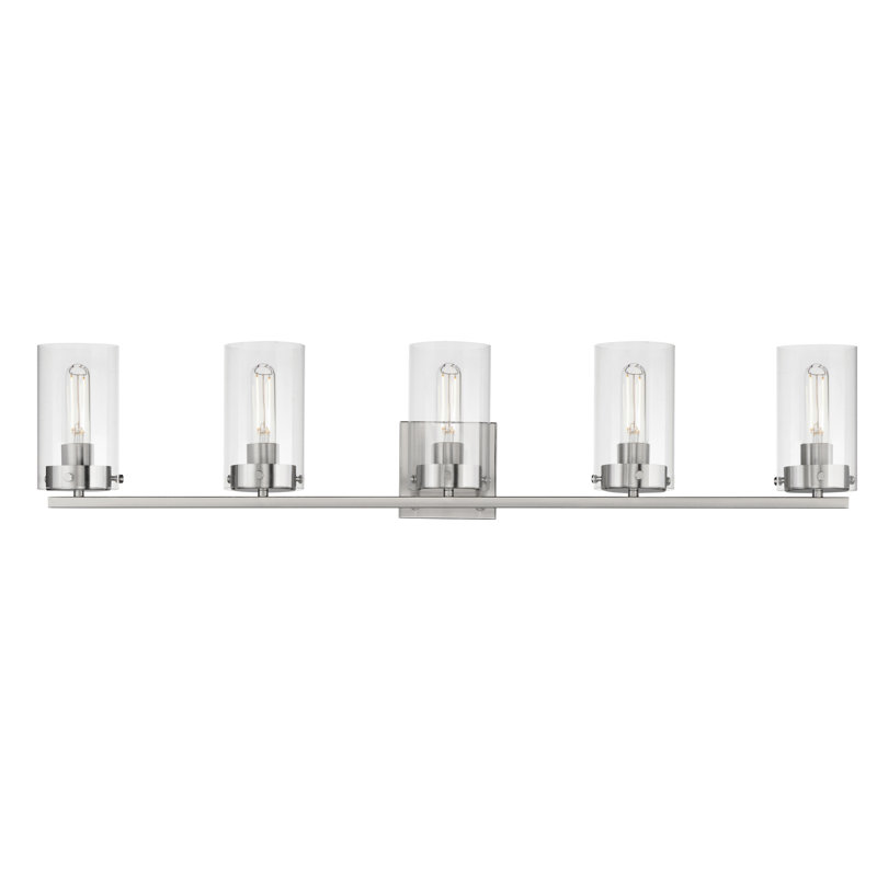 Danyielle 5 - Light Dimmable Vanity Light, Satin Nickel