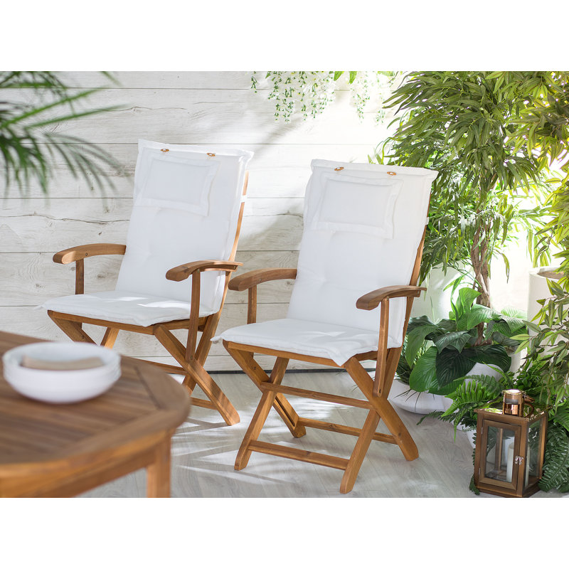 Maui Outdoor Seat/Back Cushion, White, 8