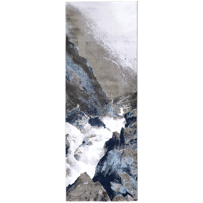 Pharrel Abstract Indoor Rug, Runner 2'10" x 8'