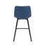 Dasha Microfiber Counter Stool with Metal Legs-832829179