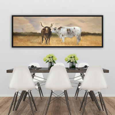 "Troupeau de nguni" sur toile