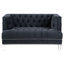 Causeuse en velours Hauteur de 64 po-402729640