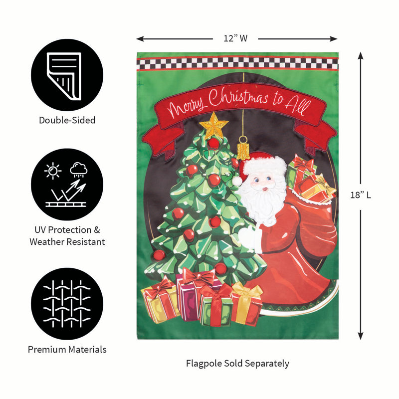 Drapeau de jardin Jingle Bell
