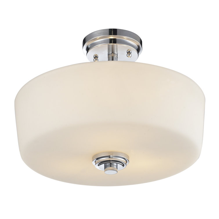 Amijan Glass Semi Flush Mount