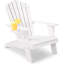 Chaise Adirondack en polystyrène - Blanc
