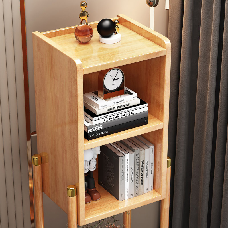 33 cm W Bedside Table, Natural