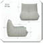 Fauteuil à billes Fauteuil à mousse à haute densité pour chambre à coucher