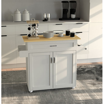 Sykesville Wood Kitchen Cart