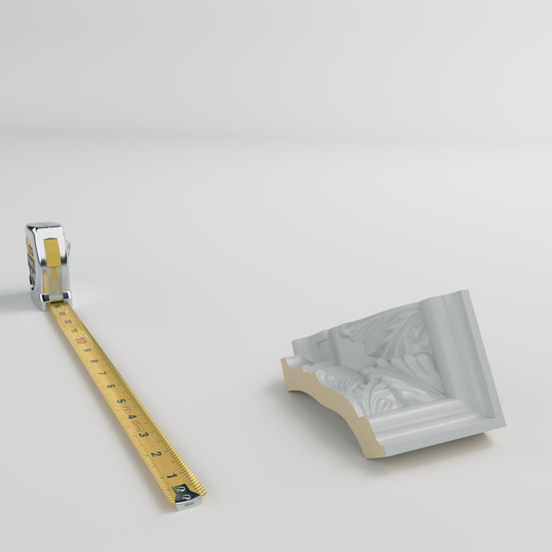 Moulure de coin intérieure Endurathane, P 3 1/4 po x H 4 1/2 po (correspond à la moulure MLD04X03X05DE), apprêtée en usine
