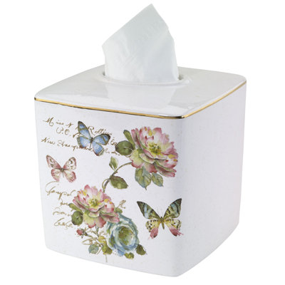 Couvre-boîte de papier hygiénique Butterfly Garden