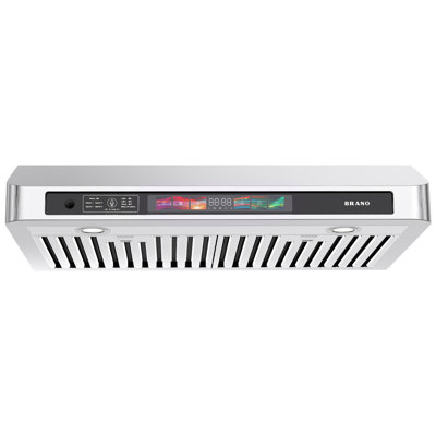 BRANO 30 in. 900 CFM Ducted Under Cabinet Range Hood in Stainless Steel with Dishwasher Filter