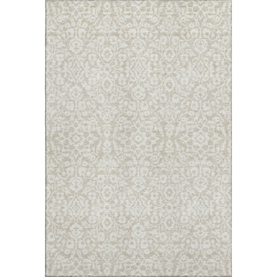 Premium Machine Washable Prisco Beige Rug