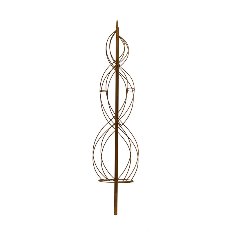 Roosevelt Metal Obelisk Trellis, 48" H x 11" W x 8" D