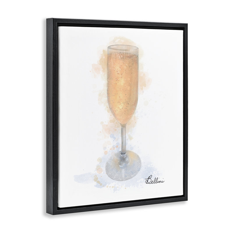 Cadre flottant en verre brillant Bellini, design par Matthew Piotrowicz, H 31 po x l 25 po, Cadre flottant noir de jais