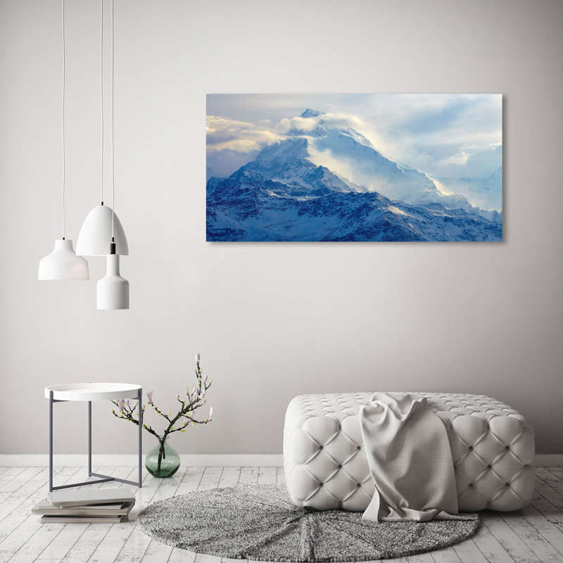 Mountain Peak - Wrapped Canvas Print, 60cm H x 120cm W, No Frame