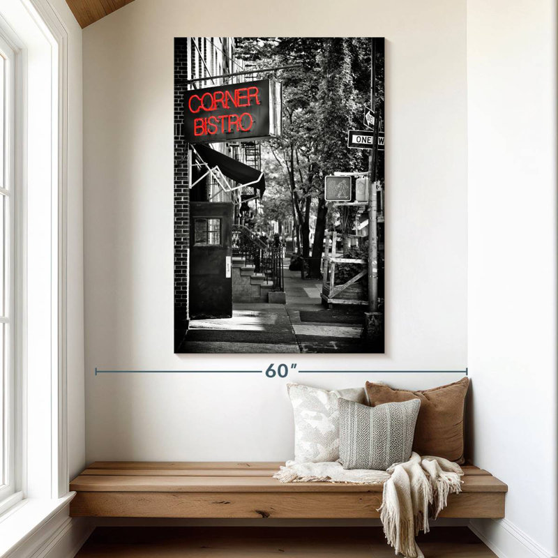 Aime Corner Bistro et West Village Manhattan, H 51 po x l 34 po