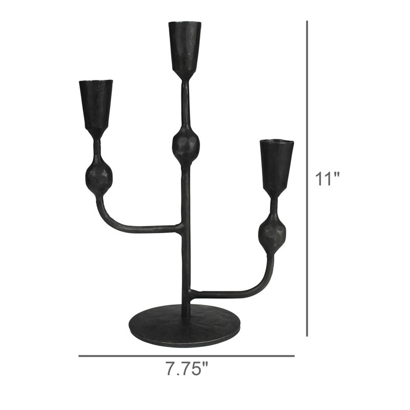 11'' H Metal Tabletop Candelabra